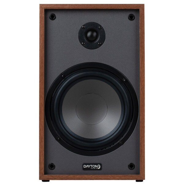 Main product image for Dayton Audio Classic 6.5" Powered Bluetooth Bookshelf Speaker Pair and Turntable Bundle Wood300-3656